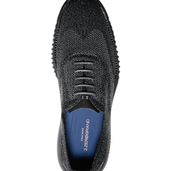 Cole Haan Zerogrand Stitchlite Wingtip Oxfords, Black - Picture 4 of 8
